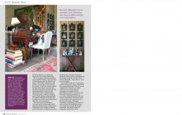 Ancient Traditions, 7 page feature in Homes & Antiques Magazine about an 18th-century barn, which is home to Sue Jones, founder of OKA.