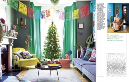 Joy to the world, 4 page feature in Stella Magazine about the colourful and characterful home of Zoe Anderson, Founder of WA Green.