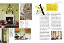 Lasting Impressions, 6 page feature in Period Living Magazine of Peter and Helen Malone's beautiful Georgian townhouse.